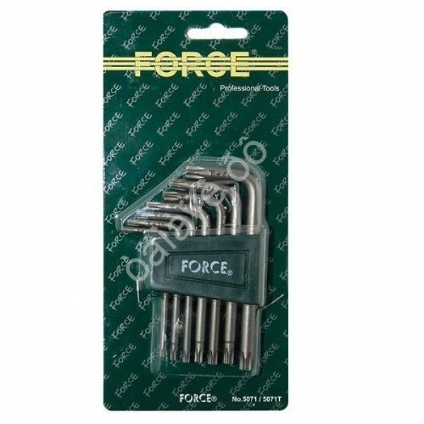 F5071 Набор угловых ключей TORX 7пред  /1/20/80