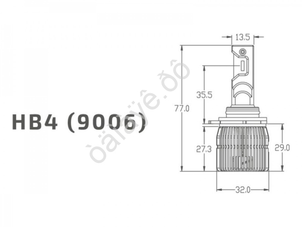 Светодиодные лампы MTF Light, серия ALL SEASONS LED, HB4 (9006), 30W, 2500lm, 3000K, кулер, к-кт.