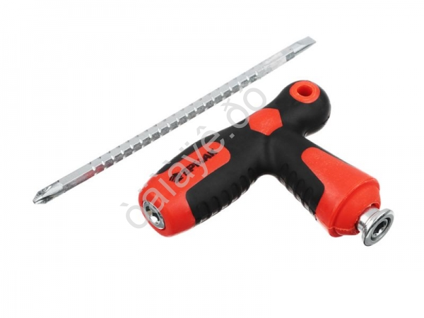 Отвертка телескопическая двусторонняя, Т-образная 2х-комп. рукоятка, с фиксатором ЕРМАК