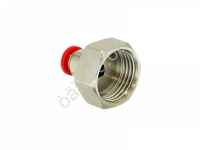 Фитинг цанговый прямой PU 1/2 х 6 mm внутр. резьба
