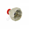 Фитинг цанговый прямой PU 1/2 х 6 mm внутр. резьба