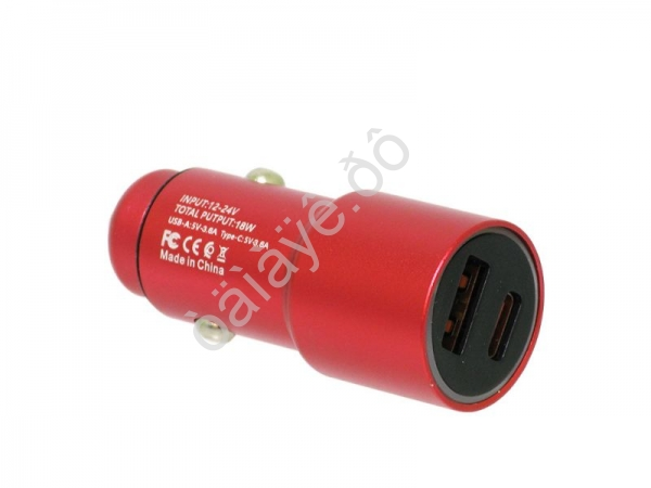 АЗУ в прикуриватель  1USB 1USB-C (18W)