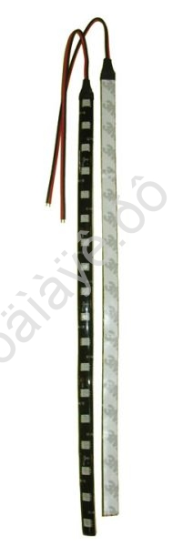 Лента  18 SMD 5050 30см красная (черная осн.), (блистер, 2шт.) М5 1/250_