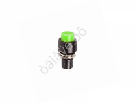 Кнопка 250v 1A(2c) ON-OFF  зелёная Micro/10