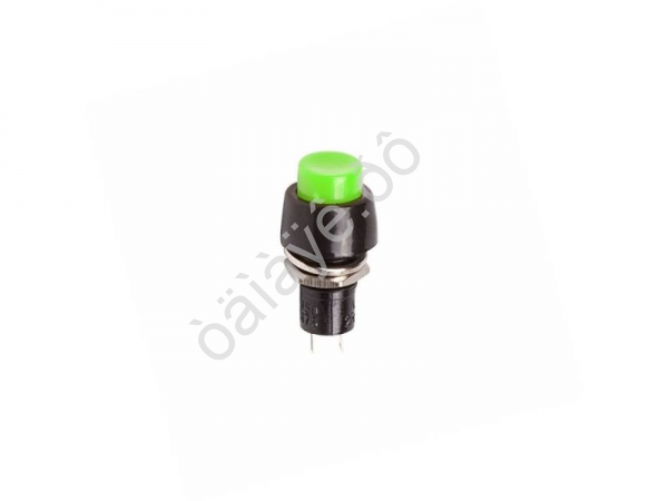 Кнопка 250v 1A(2c) ON-OFF  зелёная Micro/10