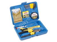 Набор шарнирно-губцевого инструмента и отверток 17пр., в кейсе WMC TOOLS