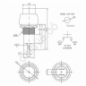 Кнопка 250v 1A(2c) (ON)-OFF без фиксации красная Micro/10 Кнопка 250v 1A(2c) (ON)-OFF без фиксации красная Micro/10