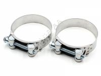 Хомут силовой из нержавеющей стали 80-85 W2 2шт. МАЯК