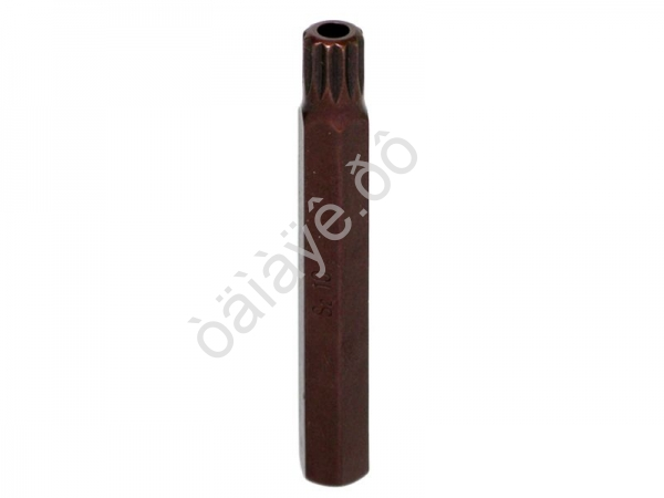 Бита М10 SPLINE, 12 лучей, L=75mm с отверстием МАЯКАВТО™ 1/10/50/500_