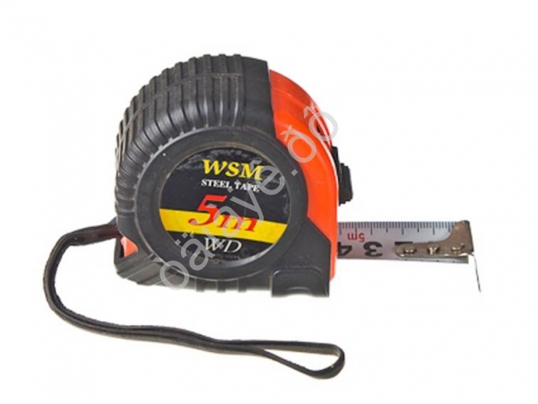Рулетка 5м (обрезиненный корпус) 25мм /1/12 Рулетка 5м (обрезиненный корпус) 25мм /1/12