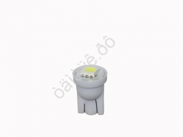 Светодиод 12V T10 1SMD (5050) W2,1x9,5D WHITE "Маяк" /10
