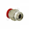 Фитинг цанговый прямой PU 3/8 х 12 mm наруж. резьба Фитинг цанговый прямой PU 3/8 х 12 mm наруж. резьба