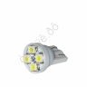 Светодиод Т10 -  4SMD  1210 белый (блистер, 2шт) 1/500_