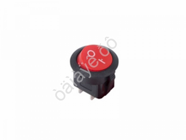 Выключатель клавишный круглый 250V 6А (2с) ON-OFF красный (RWB-213, SC-214, MRS-102-8) REXANT