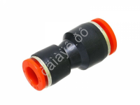 Фитинг цанговый соединительный пластик PU 8 х 10 mm