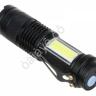 Фонарь, ХРЕ LED, 4 режима, 1хAA (LR6), алюминий, 105х30 мм, фокусировка ЕРМАК