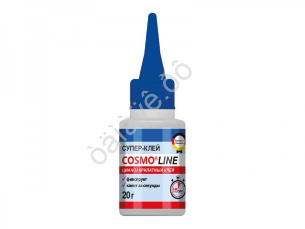 Клей секундный "COSMO LINE" CA-500.390 20гр. /1/20/200 Клей секундный "COSMO LINE" CA-500.390 20гр. /1/20/200