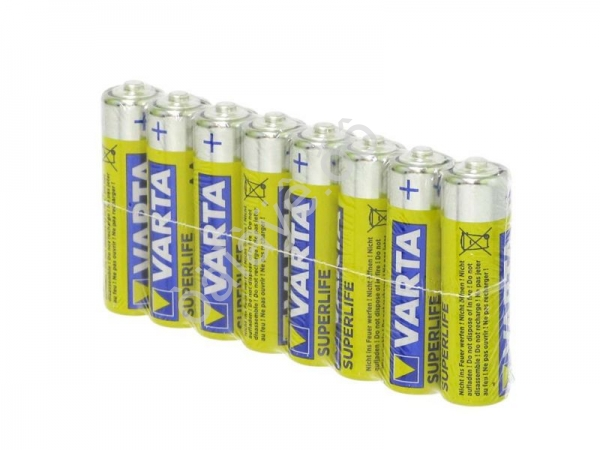Батарейки  VARTA  АА R06 SuperLiFe  АА R06 1,5V  8/48