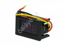 Вольтметр маленький в рамке (индикатор напряжения)