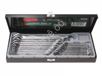 Набор ключей комбинированных 16пр.(6-19,22, 24мм),в метал. кейсе ROCK FORCE