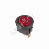 Переключатель круглый 250V 6А (3с) ON-OFF красный с подсветкой (RWB-214, SC-214, MIRS-101-8) REXA Переключатель круглый 250V 6А (3с) ON-OFF красный с подсветкой (RWB-214, SC-214, MIRS-101-8) REXA