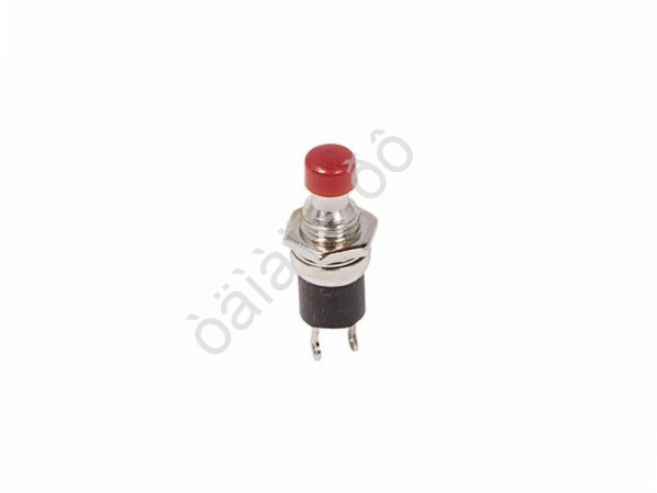 Кнопка 220v 2A (2c) (ON)-OFF Ø7,2 металл красная Micro/10