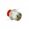 Фитинг цанговый прямой PU 1/4 х 4 mm наруж. резьба