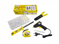 Набор инструментов 321пр.(кисточка,штангенциркуль,съемник изоляции,ножовка,очки,держатели кабеля,кле WMC TOOLS