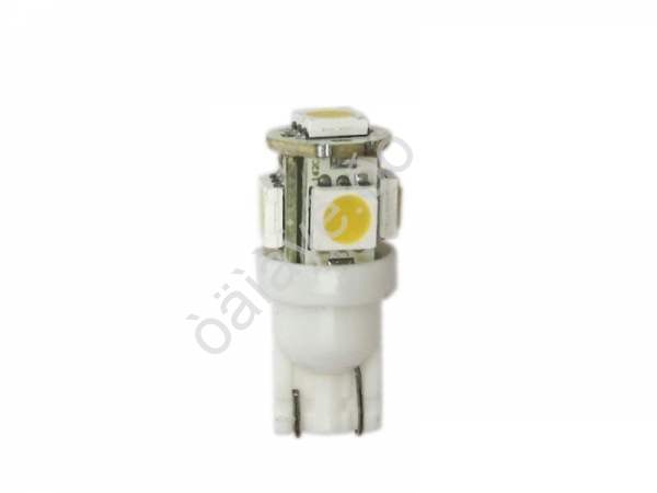 Светодиод Т10 - 5SMD 5050 белый /10/100_ Светодиод Т10 - 5SMD 5050 белый /10/100_