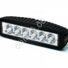 Фара светодиод. дополнит. 6SMD 18W 1260LM 9-30V 6000K (SPOT) BLACK (45х55х165)