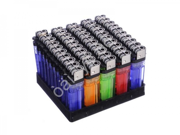 Зажигалка кремниевая, 7,3х2,1х1,0см, 5 цветов /50