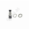 Кнопка 220v 2A (2c) (ON)-OFF Ø7,2 металл черная Micro/10