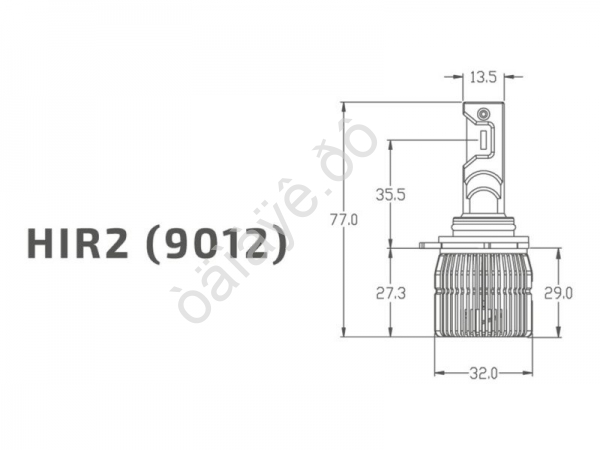 Светодиодные лампы MTF Light, серия RETROFIT LED, HIR2 (9012), 30W, 2750lm, 3500K, кулер, к-кт.