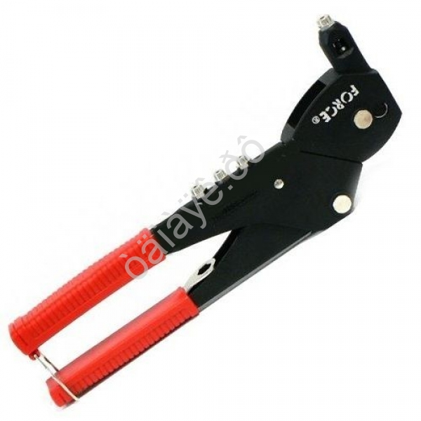 F67801 Заклепочник с поворотной головкой (360гр.), 4 насадки /1/20