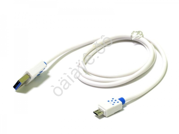 Дата-кабель универ.  MicroUSB  М5  (1Ам) 8точек 1 метр