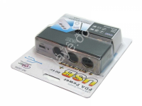 Разветвитель гнезда прикуриват. WF 096. 3гн+1 USB /1/156_