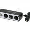 Разветвитель гнезда прикуриват. WF 096. 3гн+1 USB /1/156_