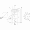 Кнопка 220v 2A (2c) (ON)-OFF Ø10,2 металл красная Mini/10
