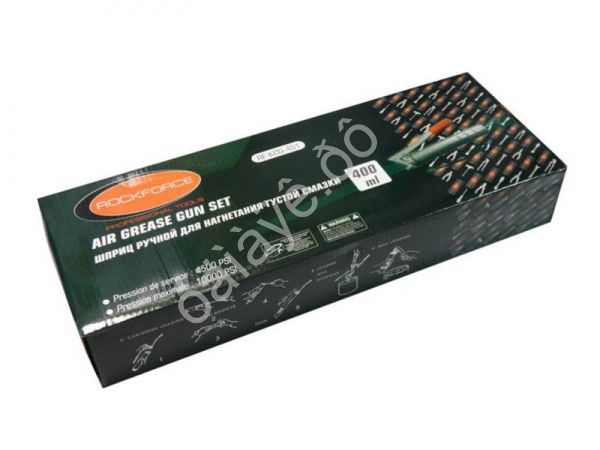 Шприц ручной для нагнетания густой смазки 400мл RockFORCE