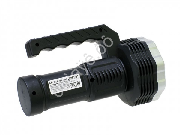 Фонарь аккум 4В, черн., 16LED, 3 Вт, 4 реж, Micro USB Ultraflash LED51537