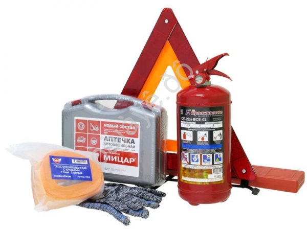 Набор АВТОМОБИЛИСТА №3  (С аптечкой н.о.приказ №260Н)