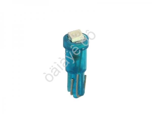 Светодиод 12V T 5 1SMD (3528) W2,0x4,6D BLUE "Маяк"