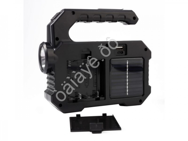 Фонарь аккум 4В, черн., 1LED+COB+6xSMD, 3 Вт, 4 реж, Micro USB Ultraflash LED51526