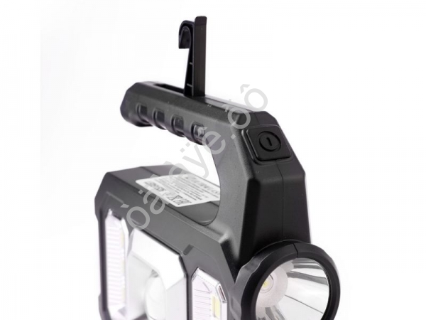 Фонарь аккум 4В, черн., 1LED+COB+6xSMD, 3 Вт, 4 реж, Micro USB Ultraflash LED51526