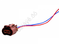 Колодка (разъем) для а/м Hyundai, Kia  2 контактный c проводом, HB4 P22d 9006 Plastic AVY-0020/10