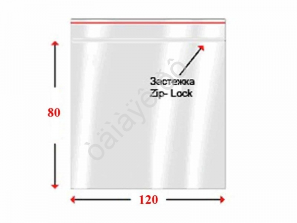 Пакеты с замком типа ZIP LOCK   8х12см 35мкм (005Р) (100шт/уп) 1/20/240