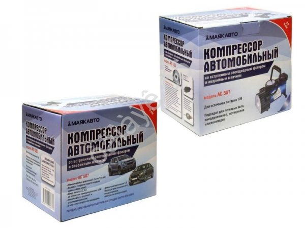 Компрессор  АС 587ма с LED фонарем МАЯКАВТО™ 1/8_