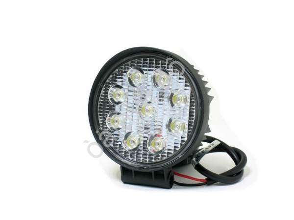 Фара светодиод. дополнит.  9SMD 27W 1890LM 9-30V 6000K WHITE (130х60х105)