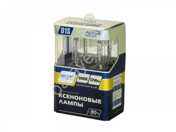 Xenon лампа MTF D1S (5000K) 35W, 85V 3250lm, ACTIVE NIGHT +30%
