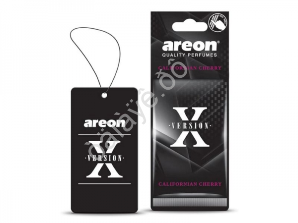 Освежитель воздуха "AREON X-VER" подвесной бумажный (Californian CherryКалифорнийская Вишня)